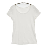 GALERIE VIE 23-03-81-03602 サイズ1 Uネック 半袖Ｔシャツ カットソー ホワイト レディース ギャルリーヴィー【中古】5-0819S♪
