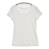 GALERIE VIE 23-03-81-03602 サイズ1 Uネック 半袖Ｔシャツ カットソー ホワイト レディース ギャルリーヴィー【中古】5-0819S♪