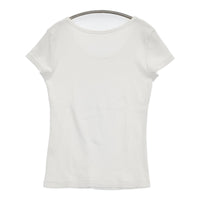 GALERIE VIE 23-03-81-03602 サイズ1 Uネック 半袖Ｔシャツ カットソー ホワイト レディース ギャルリーヴィー【中古】5-0819S♪