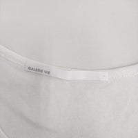 GALERIE VIE 23-03-81-03602 サイズ1 Uネック 半袖Ｔシャツ カットソー ホワイト レディース ギャルリーヴィー【中古】5-0819S♪