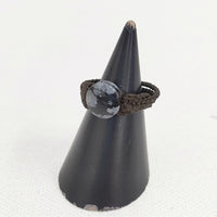 JURGEN LEHL アクセサリー リング・指輪 ブラック グレー レディース ヨーガンレール【中古】5-0828G◎
