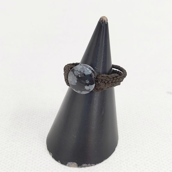 JURGEN LEHL アクセサリー リング・指輪 ブラック グレー レディース ヨーガンレール【中古】5-0828G◎