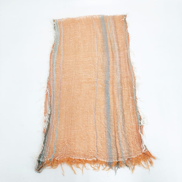 tamaki niime roots shawl SMALL マフラー ストール オレンジ レディース 玉木新雌/タマキニイメ【中古】5-0828M◎