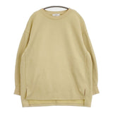 SLOBE IENA ダブルフェイスジョーゼットクルーネックプルオーバー 定価10450円 スウェット イエロー レディース スローブイエナ【中古】5-1204M∞
