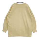 SLOBE IENA ダブルフェイスジョーゼットクルーネックプルオーバー 定価10450円 スウェット イエロー レディース スローブイエナ【中古】5-1204M∞