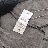 apuntob イタリア製 丸襟 XS コットンリネン コート チャコールグレー レディース アプントビー【中古】5-1126M∞