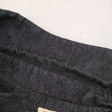 apuntob イタリア製 丸襟 XS コットンリネン コート チャコールグレー レディース アプントビー【中古】5-1126M∞