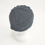 Masaki Kyoko Homme BDN01230WA-110 透かし編み 帽子 ニットキャップ グリーン レディース マサキキョウコオム【中古】5-0828M◎