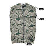 mina perhonen ts6439 good luck サイズ38 ジレ ロング ベスト グリーン ホワイト レディース ミナペルホネン【中古】5-1031M♪