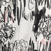 mina perhonen aca8941 cache cache ギャザースリーブ 定価30800円 カットソー ホワイト ブラック レディース ミナペルホネン【中古】5-0815M♪