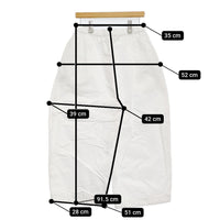 mina perhonen ai4614 harbor neutraali サイズM 定価39600円 ワイドイージー パンツ ホワイト レディース ミナペルホネン【中古】5-0902M♪