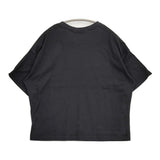 marble sud 01BS003108 ロゴ フロッキープリント 半袖Ｔシャツ カットソー ブラック レディース マーブルシュッド【中古】5-0819S♪