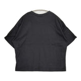 marble sud 01BS003108 ロゴ フロッキープリント 半袖Ｔシャツ カットソー ブラック レディース マーブルシュッド【中古】5-0819S♪