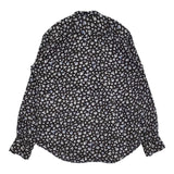 45R/45rpm フラワープリント二重織ピンタックブラウス Cグレー ホワイト レディース フォーティーファイブアールピーエム【中古】5-0815M♪