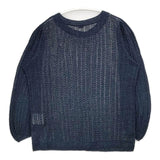 45R/45rpm ギマニットのレースＴシャツ（インディゴ） 定価31900円 セーター ニット ネイビー レディース フォーティーファイブアールピーエム【中古】6-0221M∞