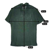 45R/45rpm オーガニックアイスコットンニットレースTシャツ 定30800円 グリーン レディース フォーティーファイブアールピーエム【中古】5-0822S♪