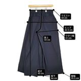ZUCCa 巻き ラップ ナイロンストレッチ パンツ ネイビー レディース ズッカ【中古】6-0221M∞