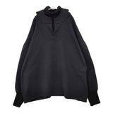 AS SUPER SONIC 裏起毛 リブ付き スウェット プルオーバー A-426144 日本製 コットン ウール混 パーカー ブラック レディース アズスーパーソニック【中古】5-1111T△