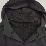 AS SUPER SONIC 裏起毛 リブ付き スウェット プルオーバー A-426144 日本製 コットン ウール混 パーカー ブラック レディース アズスーパーソニック【中古】5-1111T△