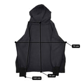 AS SUPER SONIC 裏起毛 リブ付き スウェット プルオーバー A-426144 日本製 コットン ウール混 パーカー ブラック レディース アズスーパーソニック【中古】5-1111T△