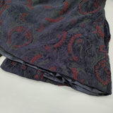 COSA-NOSTRA ペイズリー柄 572342D サイズ42 コート ネイビー ワインレッド レディース コーザノストラ【中古】5-1214T♪