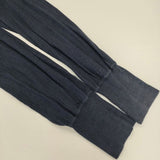 ZUCCa コットンウール 製品染め 長袖Ｔシャツ カットソー ロンＴ ネイビー レディース ズッカ【中古】5-1025T∞