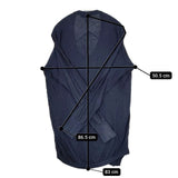 ZUCCa コットンウール 製品染め 長袖Ｔシャツ カットソー ロンＴ ネイビー レディース ズッカ【中古】5-1025T∞