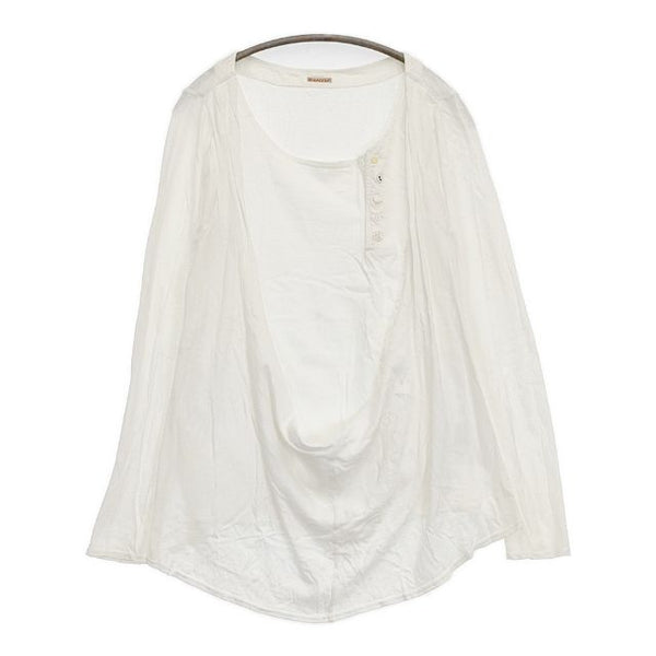 KAPITAL コットン 1 S 長袖Ｔシャツ カットソー ロンＴ ホワイト レディース キャピタル【中古】5-1124M∞