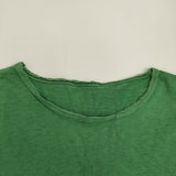 KAPITAL サイズ1/S 無地 半袖Ｔシャツ カットソー グリーン レディース キャピタル【中古】5-0822S♪