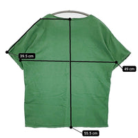 KAPITAL サイズ1/S 無地 半袖Ｔシャツ カットソー グリーン レディース キャピタル【中古】5-0822S♪