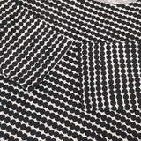 marimekko Rasymatto ラシィマット ワンピース コットン チュニック ブラック ホワイト レディース マリメッコ【中古】5-1215M∞