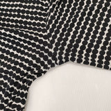 marimekko Rasymatto ラシィマット ワンピース コットン チュニック ブラック ホワイト レディース マリメッコ【中古】5-1215M∞
