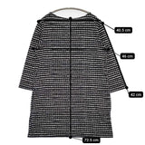 marimekko Rasymatto ラシィマット ワンピース コットン チュニック ブラック ホワイト レディース マリメッコ【中古】5-1215M∞