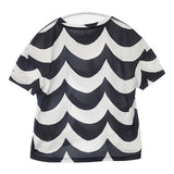 marimekko/adidas サイズM 半袖Ｔシャツ カットソー ブラック ホワイト レディース マリメッコ/アディダス【中古】6-0423S∞