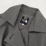THE NORTH FACE ALPHADRY HYVENT TRENCH COAT 防水 NPW61554 トレンチコート グレー レディース ザノースフェイス【中古】5-1201M∞