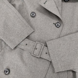 THE NORTH FACE ALPHADRY HYVENT TRENCH COAT 防水 NPW61554 トレンチコート グレー レディース ザノースフェイス【中古】5-1201M∞