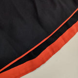 mina perhonen ua5987 ウールタックスカート 36 tranquil バイカラー ロングスカート ネイビー オレンジ レディース ミナペルホネン【中古】5-1111T△