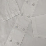 Lin francais d'antan ノルデ ダブルボタンコートワンピース コットン ワンピース ホワイト レディース ランフランセダンタン【中古】5-1215M∞