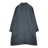 evam eva E163T032 raglan jacket リネン コート ネイビー レディース エヴァムエヴァ【中古】6-0221M∞
