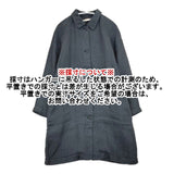 evam eva E163T032 raglan jacket リネン コート ネイビー レディース エヴァムエヴァ【中古】6-0221M∞