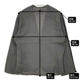 evam eva リネンシャツカーディガン 定価20900円 E201T135 カーディガン グレー レディース エヴァムエヴァ【中古】6-0221M∞