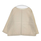 evam eva water linen po E211T010 リネン プルオーバー ブラウス シャツ ベージュ レディース エヴァムエヴァ【中古】6-0221M∞