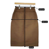 MARNI フェルト ウール混 イタリア製 スカート ブラウン レディース マルニ【中古】5-1025T∞