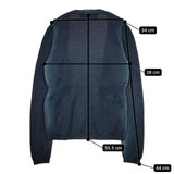 MARNI カシミヤシルク ボレロ ムラ染め加工 カーディガン ネイビー レディース マルニ【中古】5-1025T∞