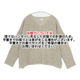 evam eva E173K038 シルクウール Vネック セーター ニット ベージュ レディース エヴァムエヴァ【中古】5-1025T∞