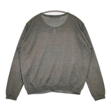 evam eva コットンシルク 定価23100円 E213K003 カーディガン グレー レディース エヴァムエヴァ【中古】5-1201M∞