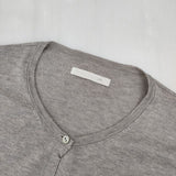 vie evam eva V211K902 スーピマコットン カーディガン グレー レディース ヴィー エヴァムエヴァ【中古】5-1201M∞