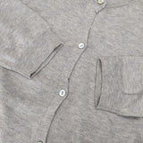 vie evam eva V211K902 スーピマコットン カーディガン グレー レディース ヴィー エヴァムエヴァ【中古】5-1201M∞