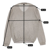 vie evam eva V211K902 スーピマコットン カーディガン グレー レディース ヴィー エヴァムエヴァ【中古】5-1201M∞