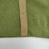 HERMES セリエボタン カシミヤ スコットランド製 カーディガン 80'sヴィンテージ グリーン レディース エルメス【中古】5-1102T∞